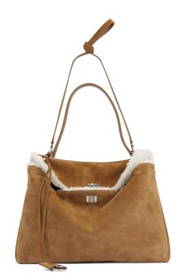 Balenciaga TASCHE RODEO in Noce & White - Brown. Size all. von Balenciaga