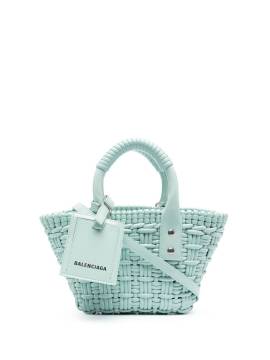 Balenciaga XXS Bistro Basket Handtasche - Blau von Balenciaga