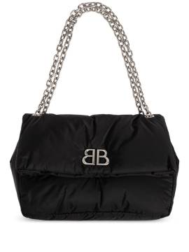 Balenciaga Mittelgroße Monaco Schultertasche - Schwarz von Balenciaga