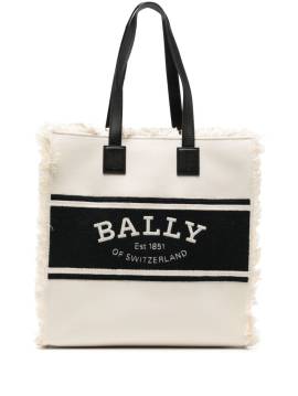 Bally Canvas-Shopper mit Logo-Stickerei - Nude von Bally