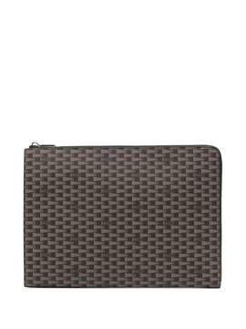 Bally Clutch mit Logo-Print - Braun von Bally