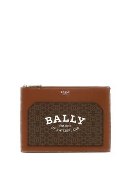 Bally Clutch mit Logo-Print - Braun von Bally