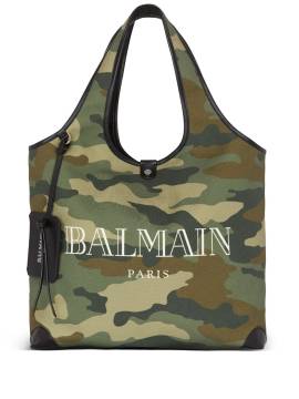 Balmain B-Army Shopper mit Camouflage-Print - Braun von Balmain