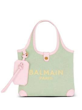 Balmain B-Army Mini-Tasche aus Canvas - Grün von Balmain