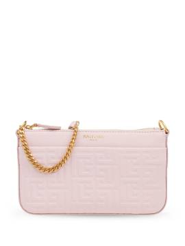 Balmain Clutch mit Logo-Prägung - Rosa von Balmain