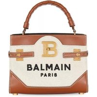 Balmain Crossbody Bags - B-Buzz 22 Top Handle Bag - Gr. unisize - in Beige - für Damen von Balmain