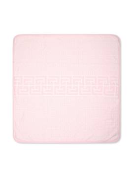 Balmain Kids Decke mit PB Monogramm-Print - Rosa von Balmain