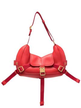 Balmain Kleine Major Schultertasche - Rot von Balmain