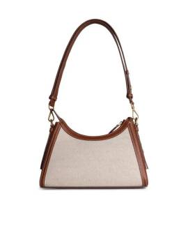 Balmain Shopper - Hobo B-Buzz' Cream Cotton Blend Bag - Gr. unisize - in Braun - für Damen von Balmain