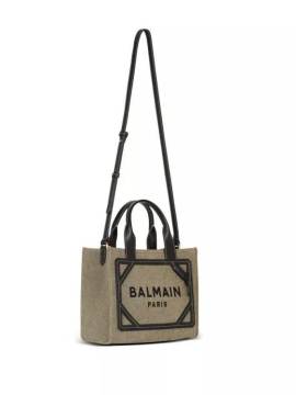 Balmain Totes - Small B-Army Logo Tote Bag - Gr. unisize - in Grau - für Damen von Balmain