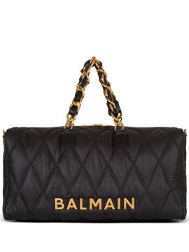 Balmain Voyage Reisetasche mit gestepptem Gittermuster - Schwarz von Balmain