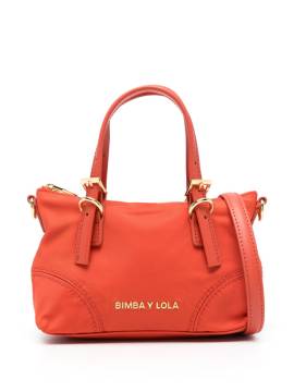 Bimba y Lola logo-lettering mini bag - Orange von Bimba y Lola