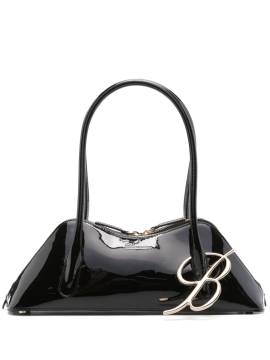 Blumarine Kiss Me Schultertasche aus Leder - Schwarz von Blumarine