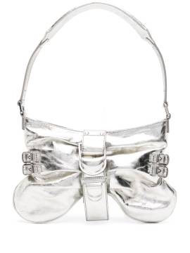 Blumarine Schultertasche mit Raffungen - Silber von Blumarine