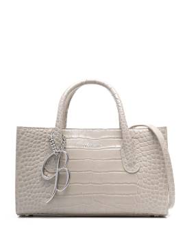 Blumarine Shopper mit Logo-Anhänger - Grau von Blumarine