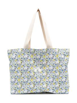 Bonpoint Shopper mit Blumen-Print - Blau von Bonpoint