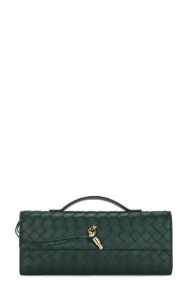 Bottega Veneta CLUTCH LONG CLUTCH in Smaragdgrün - Dark Green. Size all. von Bottega Veneta