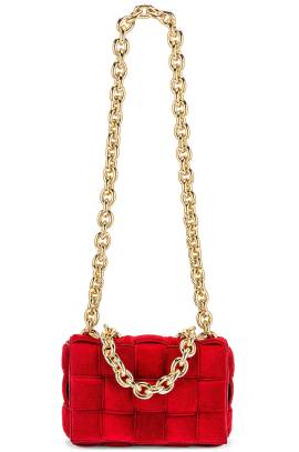 Bottega Veneta TASCHE CHAIN CASSETTE in Dark Red & Gold - Red. Size all. von Bottega Veneta