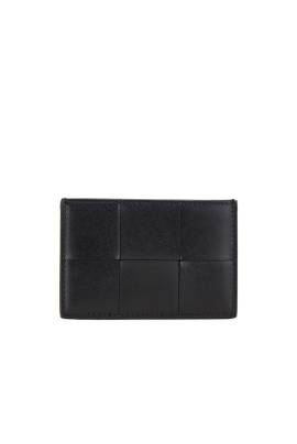 Bottega Veneta KARTENETUI CASSETTE in Black & Parakeet - Black. Size all. von Bottega Veneta