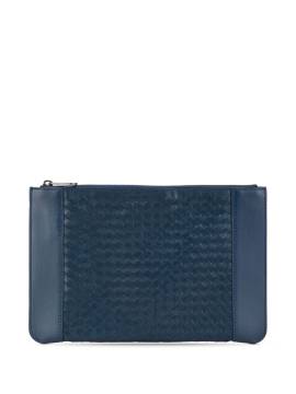 Bottega Veneta Pre-Owned 2000-2019 Intrecciato Clutch - Blau von Bottega Veneta