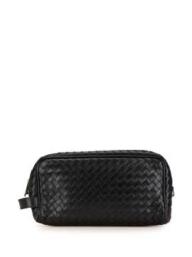 Bottega Veneta Pre-Owned 2007-2011 Leather Intrecciato clutch bag - Schwarz von Bottega Veneta