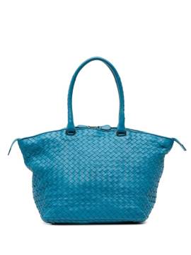 Bottega Veneta Pre-Owned 2009 Nappa Intrecciato Tote Bag - Blau von Bottega Veneta