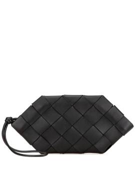 Bottega Veneta Pre-Owned 2010 Intrecciato Clutch aus Leder - Schwarz von Bottega Veneta