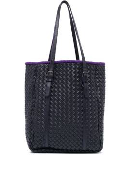 Bottega Veneta Pre-Owned 2010 Intrecciato Tote Bag aus Leder - Violett von Bottega Veneta