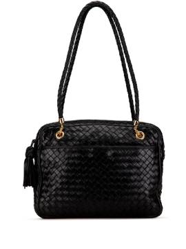 Bottega Veneta Pre-Owned 2012-2020 Nappa Intrecciato Schultertasche - Schwarz von Bottega Veneta