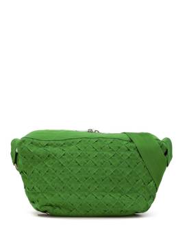 Bottega Veneta Pre-Owned 2012-2023 Canvas Intrecciato Webbing Cassette Umhängetasche - Grün von Bottega Veneta