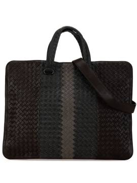 Bottega Veneta Pre-Owned 2012-2023 Intrecciato Club Fume Aktentasche - Schwarz von Bottega Veneta