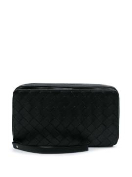 Bottega Veneta Pre-Owned 2012-2023 Clutch aus Intrecciato-Leder - Schwarz von Bottega Veneta