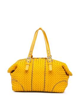 Bottega Veneta Pre-Owned 2012-2023 Intrecciato Vivo Cervo satchel - Gelb von Bottega Veneta