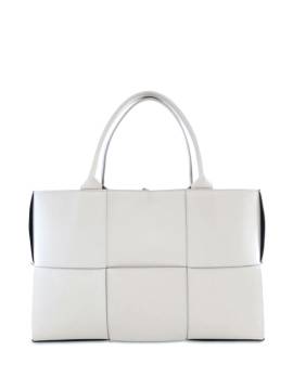 Bottega Veneta Pre-Owned 2012-2023 mittelgroße Intrecciato Arco Tote Bag - Weiß von Bottega Veneta