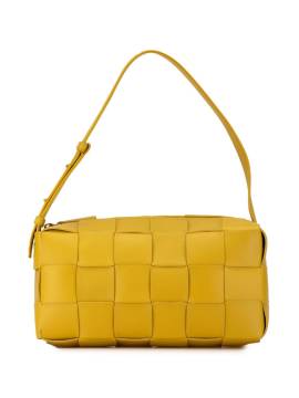 Bottega Veneta Pre-Owned 2012-2023 mittelgroße Intrecciato Brick Cassette Schultertasche - Gelb von Bottega Veneta