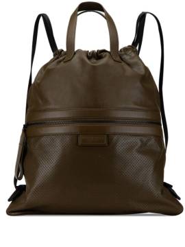 Bottega Veneta Pre-Owned 2012-2023 perforierter Rucksack mit Kordelzug - Grün von Bottega Veneta