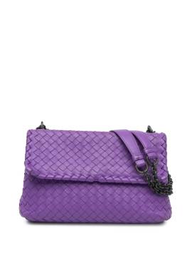 Bottega Veneta Pre-Owned 2012-2023 kleine Intrecciato Olimpia Schultertasche - Violett von Bottega Veneta