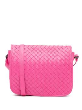 Bottega Veneta Pre-Owned 2012-2024 Intrecciato Flap Umhängetasche - Rosa von Bottega Veneta