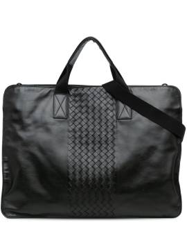 Bottega Veneta Pre-Owned 2012-2024 Aktentasche mit Intrecciato-Besatz - Schwarz von Bottega Veneta