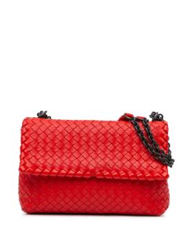 Bottega Veneta Pre-Owned 2012-2024 Small Nappa Intrecciato Olimpia shoulder bag - Rot von Bottega Veneta