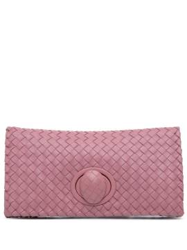 Bottega Veneta Pre-Owned 2012-heute Intrecciato Clutch aus Nappaleder mit Drehverschluss - Rosa von Bottega Veneta