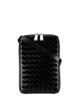 Bottega Veneta Pre-Owned 2012-present Nappa Intrecciato Zip Around crossbody bag - Schwarz von Bottega Veneta