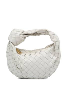 Bottega Veneta Pre-Owned 2020-2024 mini Intrecciato Jodie Hobo-Tasche aus Nappaleder - Weiß von Bottega Veneta