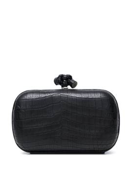 Bottega Veneta Pre-Owned Clutch mit Knoten - Schwarz von Bottega Veneta