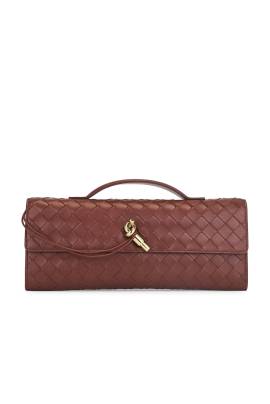 Bottega Veneta TASCHE ANDIAMO in Sapele & Muse Brass - Burgundy. Size all. von Bottega Veneta