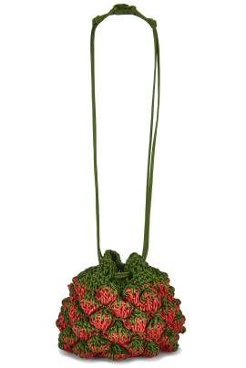 Bottega Veneta TASCHE FRAGOLINA in Bicolor - Red,Green. Size all. von Bottega Veneta