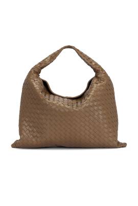 Bottega Veneta TASCHE LARGE HOP HOBO in Pinecone & Muse Brass - Brown. Size all. von Bottega Veneta