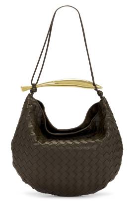 Bottega Veneta TASCHE MEDIUM SARDINE in Kaki & Muse Brass - Beige. Size all. von Bottega Veneta