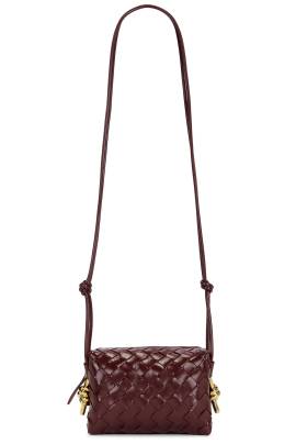 Bottega Veneta TASCHE MINI LOOP in Madder Brown & Muse Brass - Brown. Size all. von Bottega Veneta