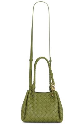 Bottega Veneta TASCHE SMALL ANDIAMO PARACHUTE in Matcha & Muse Brass - Green. Size all. von Bottega Veneta
